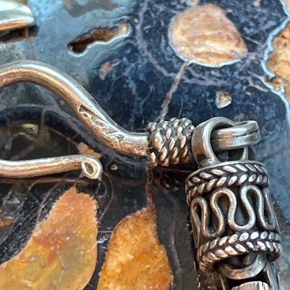 Prehistoric Fossil over Sterling Silver - Picture 6 of 10